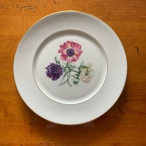 Dinner Plate Lamberton Ivory China Field Lily